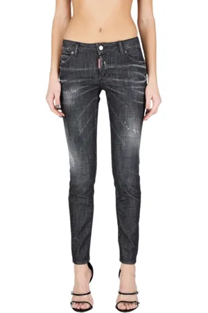 Dsquared2 Damen, Jeans, Schwarzk, 3XSGröße: