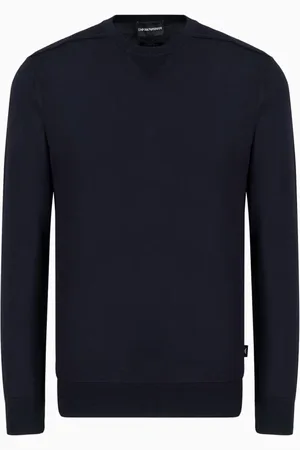 Emporio Armani Herren, Sweatshirts & Hoodies, Blau, 2XLGröße: