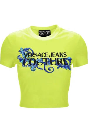VERSACE Damen, Oberteile, Grün, LGröße: