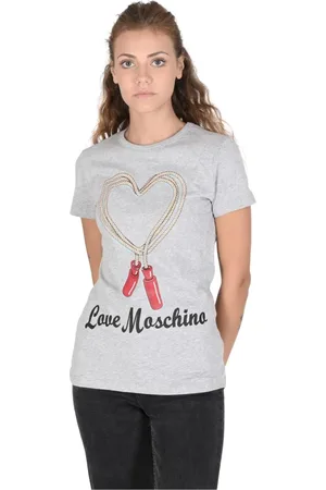 Moschino Damen, Oberteile, Grau, 2XSGröße: