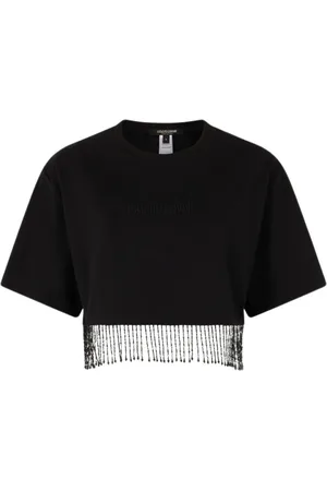 Roberto Cavalli Damen, Oberteile, Schwarzk, SGröße: