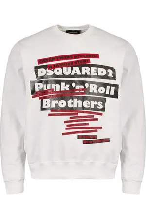 Dsquared2 Herren, Sweatshirts & Hoodies, Weiß, XSGröße: