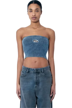 Diesel Damen, Oberteile, Blau, LGröße: