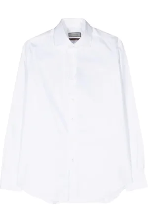 CANALI Herren, Shirts, Weiß, LGröße: