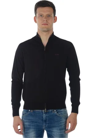 Emporio Armani Herren, Sweatshirts & Hoodies, Schwarzk, XLGröße:
