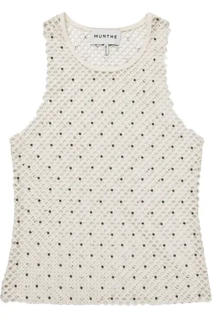 Munthe Damen, Oberteile, Weiß, 2XSGröße: