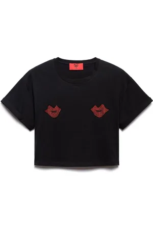 ANIYE BY Damen, Oberteile, Schwarzk, 2XSGröße:
