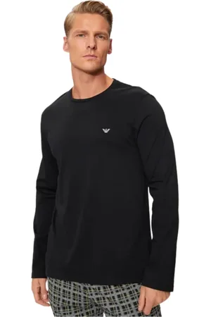 Emporio Armani Herren, Oberteile, Schwarzk, XLGröße: