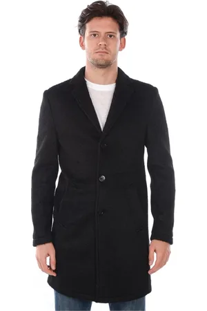 D.A. Daniele Alessandrini Herren, Mäntel, Schwarzk, XLGröße: