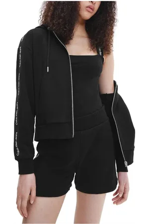 Calvin Klein Damen, Sweatshirts & Hoodies, Schwarzk, XSGröße: