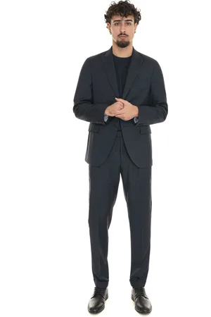Michael Kors Herren, Anzüge, Blau, XLGröße:
