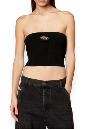 Diesel Damen, Oberteile, Schwarzk, MGröße: