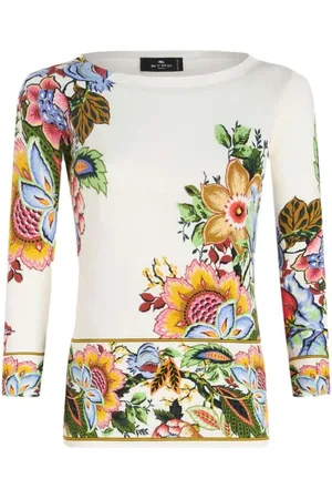 Etro Damen, Sweatshirts & Hoodies, Weiß, LGröße: