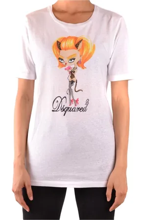 Dsquared2 Damen, Oberteile, Weiß, LGröße: