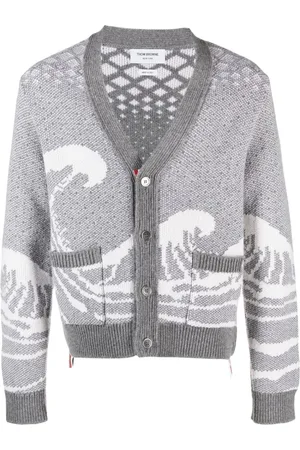 Thom Browne Herren, Strickwaren, Grau, XLGröße: