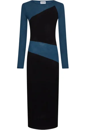 Calvin Klein Damen, Kleider, Blau, 2XSGröße: