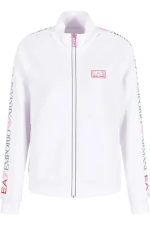 EA7 Damen, Sweatshirts & Hoodies, Weiß, XLGröße: