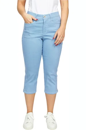 2-Biz Damen, Hosen, Blau, MGröße: