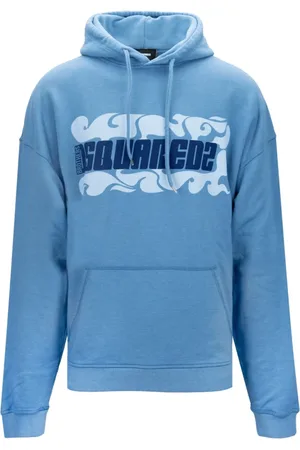 Dsquared2 Herren, Sweatshirts & Hoodies, Blau, XLGröße: