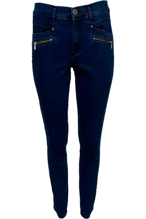 2-Biz Damen, Jeans, Blau, XLGröße: