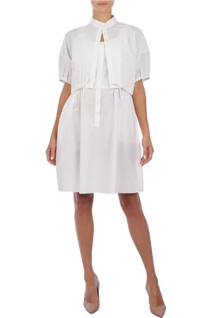 Emporio Armani Damen, Kleider, Weiß, XLGröße: