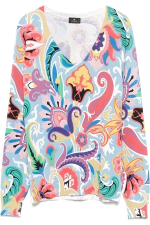 Etro Damen, Oberteile, Blau, MGröße: