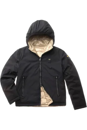 Blauer Herren, Jacken, Schwarzk, XLGröße: