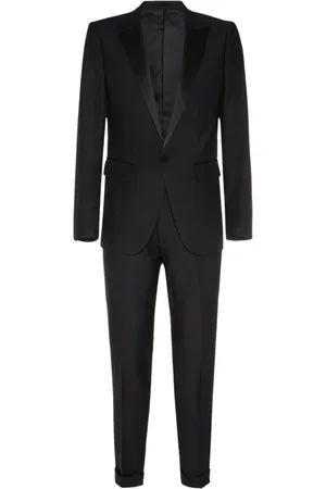 Dsquared2 Herren, Anzüge, Schwarzk, SGröße: