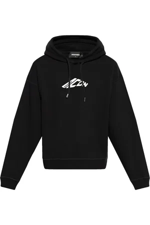 Dsquared2 Herren, Sweatshirts & Hoodies, Schwarzk, MGröße: