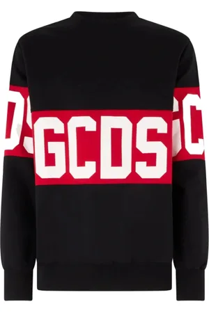 GCDS Herren, Sweatshirts & Hoodies, Schwarzk, MGröße: