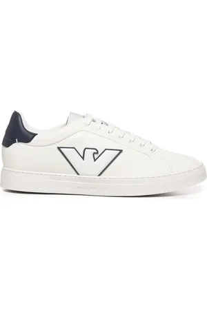 Emporio Armani Herren, Schuhe, Weiß, 44 EUGröße: