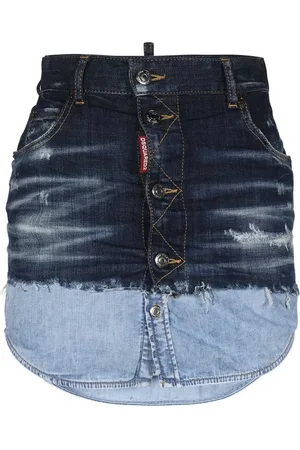 Dsquared2 Damen, Röcke, Blau, 2XSGröße:
