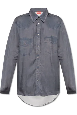 Diesel Herren, Shirts, Blau, SGröße: