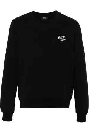 A.P.C. Herren, Sweatshirts & Hoodies, Schwarzk, MGröße: