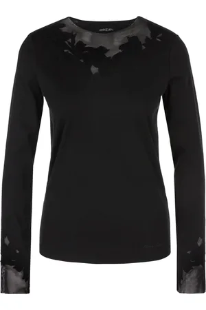 Marc Cain Damen, Oberteile, Schwarzk, SGröße:
