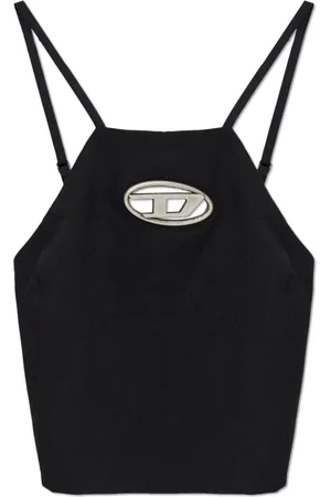Diesel Damen, Oberteile, Schwarzk, SGröße: