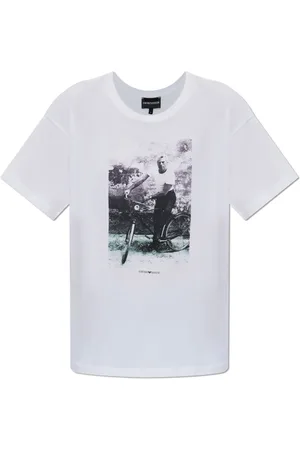 Emporio Armani Damen, Oberteile, Weiß, LGröße: