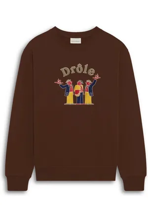 Drôle de Monsieur Herren, Sweatshirts & Hoodies, Braun, LGröße: