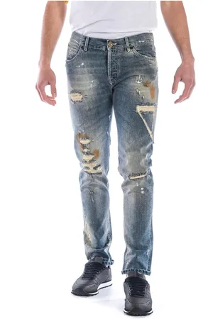 D.A. Daniele Alessandrini Herren, Jeans, Blau, W29Größe: