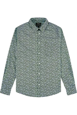 A.P.C. Herren, Shirts, Grün, XLGröße: