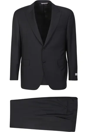 CANALI Herren, Anzüge, Schwarzk, MGröße: