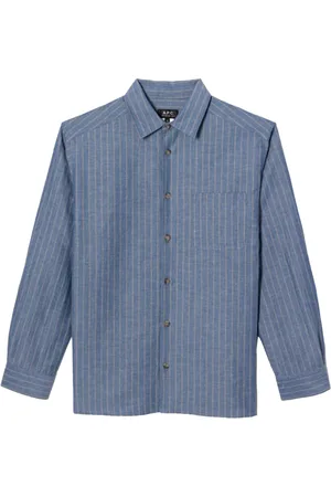 A.P.C. Herren, Shirts, Blau, MGröße: