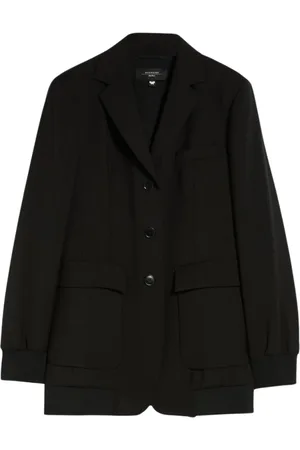 Max Mara Damen, Jacken, Schwarzk, MGröße: