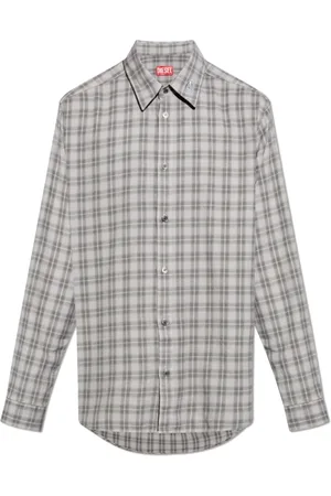 Diesel Herren, Shirts, Grau, LGröße: