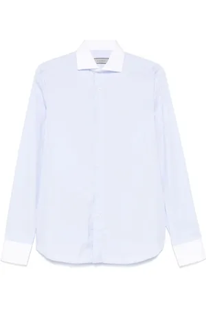 CANALI Herren, Shirts, Blau, MGröße: