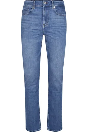 7 for all Mankind Herren, Jeans, Blau, W34Größe: