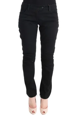 ERMANNO SCERVINO Damen, Jeans, Schwarzk, SGröße: