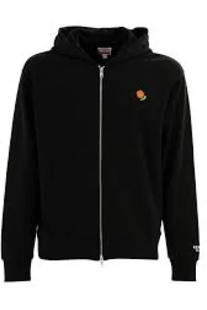 Kenzo Herren, Sweatshirts & Hoodies, Schwarzk, LGröße: