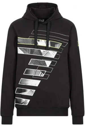EA7 Herren, Sweatshirts & Hoodies, Schwarzk, SGröße: