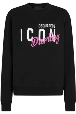 Dsquared2 Damen, Sweatshirts & Hoodies, Schwarzk, XSGröße: